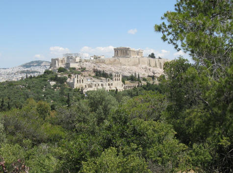 View of the Acropolis