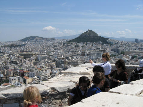 View of Athens from the Acropolis