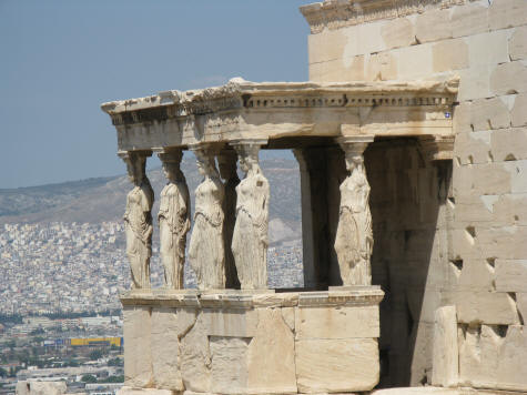 Caryatids - 6 lovely Maidens