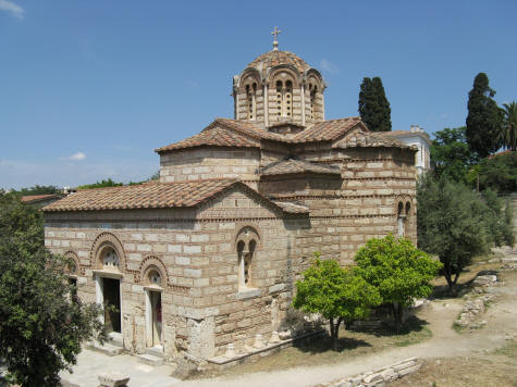 Holy Apostles Church in Athens Greece