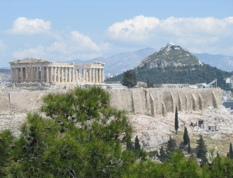 View of Lycabettus Hill