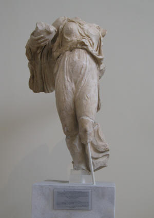 Statue of Nike in Athens Greece